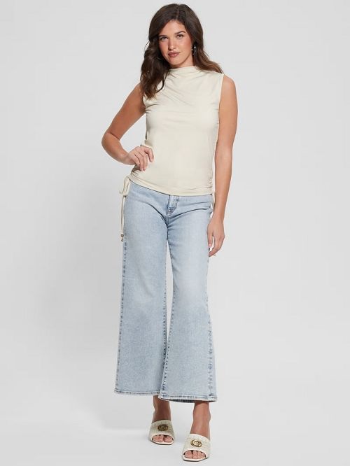 Guess Eco Alyssa Drawstring Top Wit | GUESS-SN27454