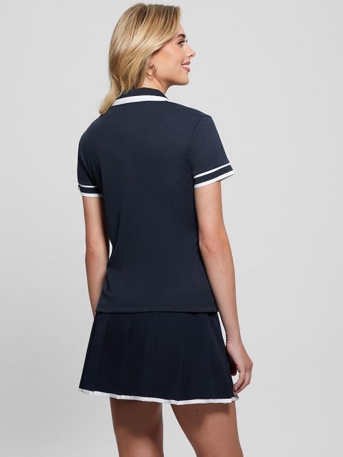 Guess Eco Arleth Polo Blauw | GUESS-SN28402