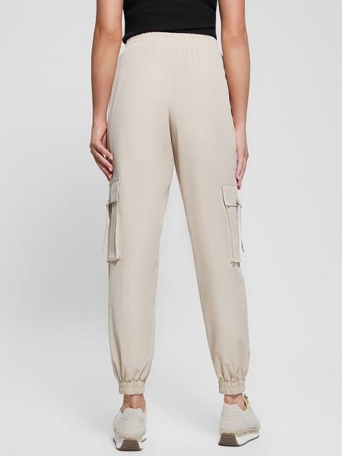Guess Eco Aurélie Cargo Pants Beige | GUESS-SN28455