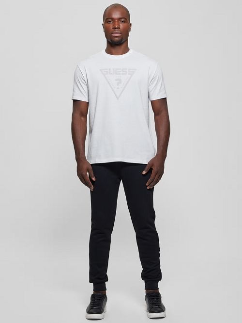 Guess Eco Azha Crewneck Tee Wit | GUESS-SN31510