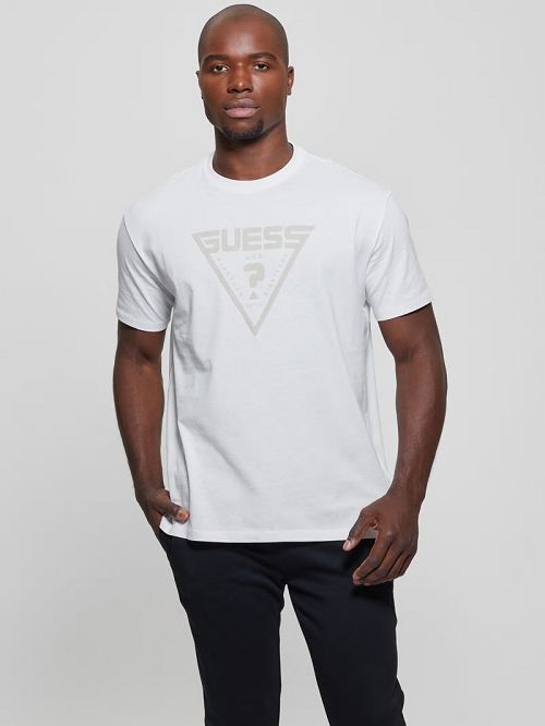 Guess Eco Azha Crewneck Tee Wit | GUESS-SN31510