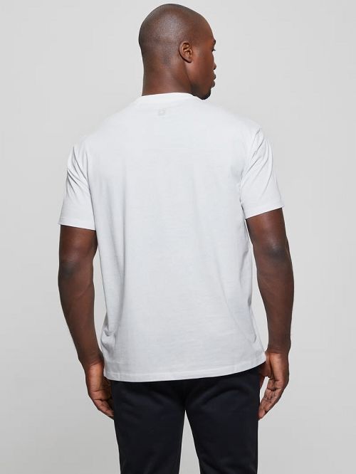 Guess Eco Azha Crewneck Tee Wit | GUESS-SN31510