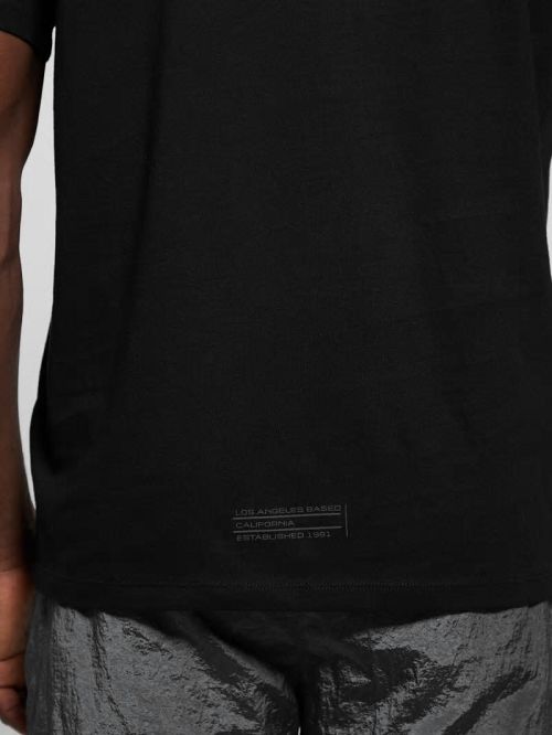 Guess Eco Azha Crewneck Tee Zwart | GUESS-SN31579
