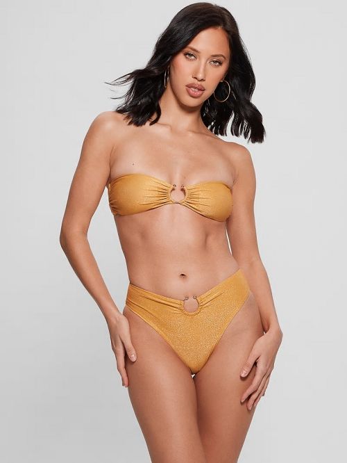 Guess Eco Bandeau Top Goud | GUESS-SN28525