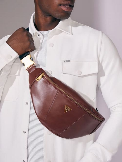 Guess Eco Bellagio Bum Bag Bruin | GUESS-SN31703