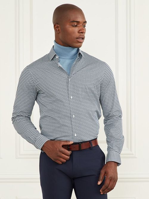 Guess Eco Benny New Collar Paul Shirt Blauw | GUESS-SN31078