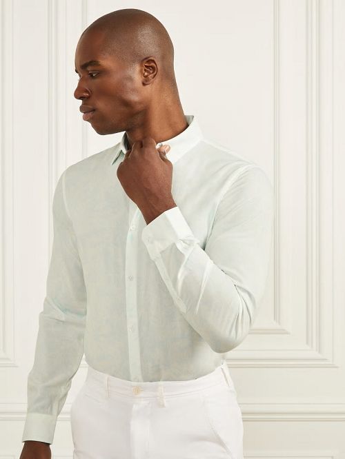 Guess Eco Benny Paul Shirt Blauw | GUESS-SN31162