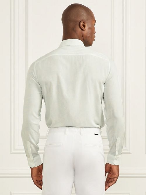 Guess Eco Benny Paul Shirt Blauw | GUESS-SN31162