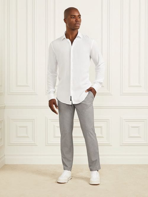 Guess Eco Benny Shirt Wit | GUESS-SN31144