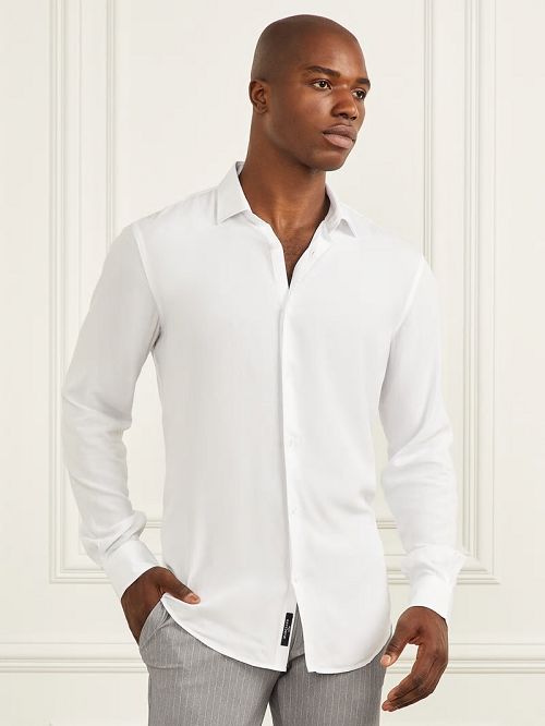 Guess Eco Benny Shirt Wit | GUESS-SN31144