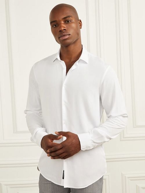 Guess Eco Benny Shirt Wit | GUESS-SN31144