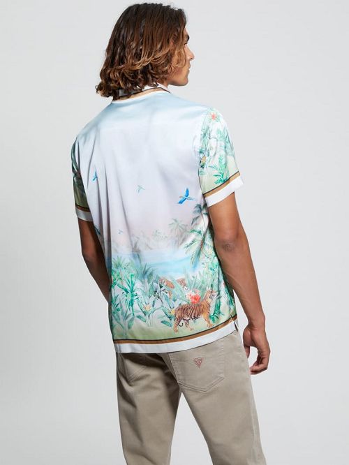 Guess Eco Big Cat Shirt Multi | GUESS-SN31287