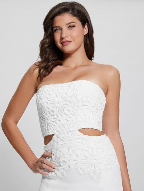 Guess Eco Bonni Floral Eyelet Dress Multi | GUESS-SN26822