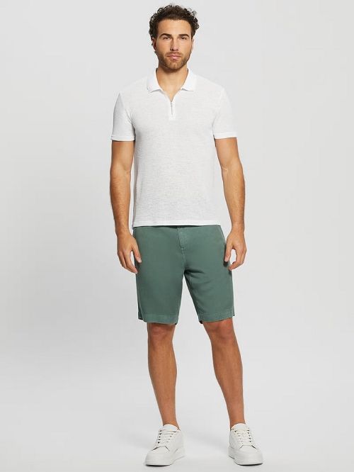 Guess Eco Bowie Shorts Groen | GUESS-SN31354