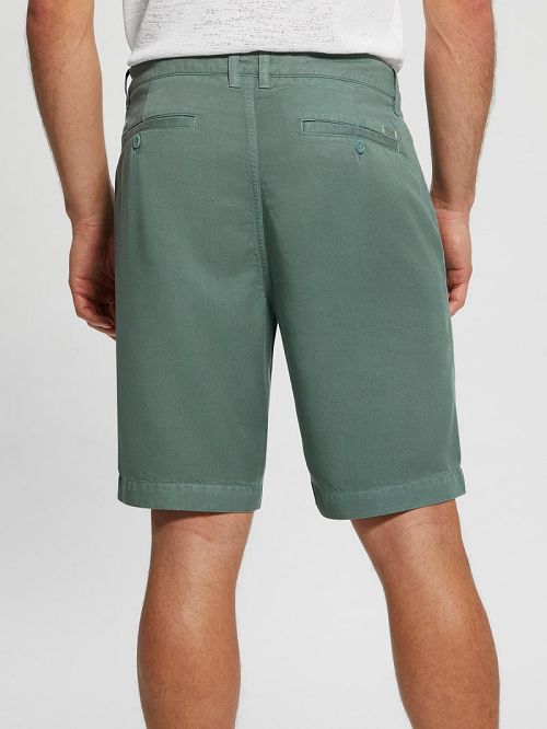 Guess Eco Bowie Shorts Groen | GUESS-SN31354