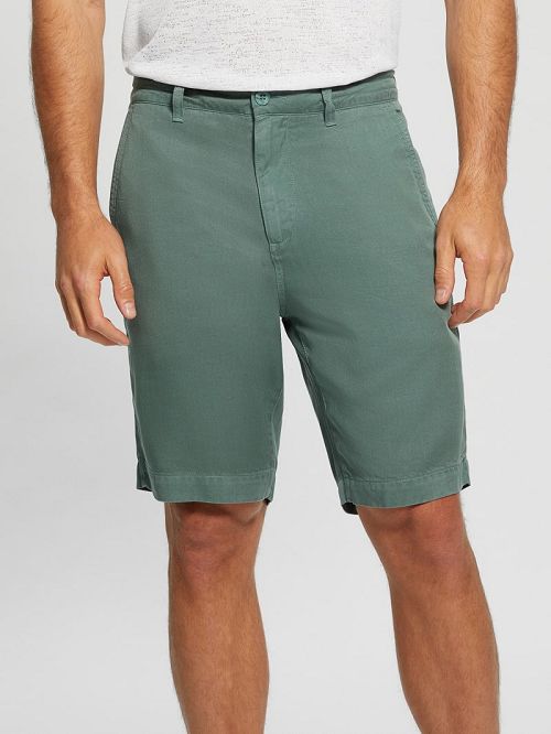 Guess Eco Bowie Shorts Groen | GUESS-SN31354