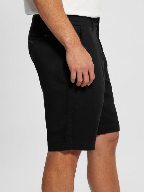 Guess Eco Bowie Shorts Zwart | GUESS-SN31348
