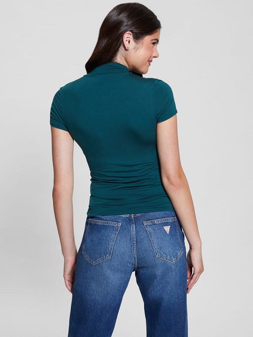 Guess Eco Brienna Cutout Top Groen | GUESS-SN27569