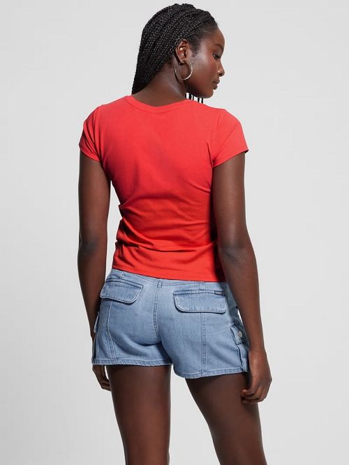 Guess Eco Call Tee Roze | GUESS-SN27082