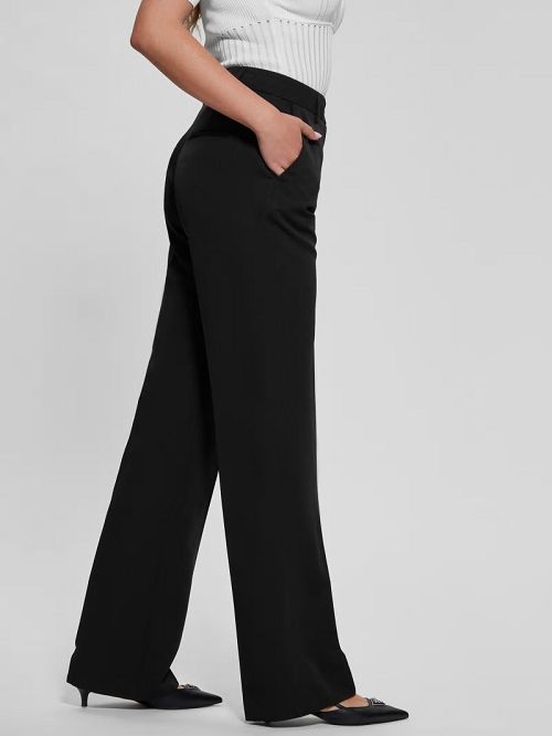 Guess Eco Carla Straight Pants Zwart | GUESS-SN28280