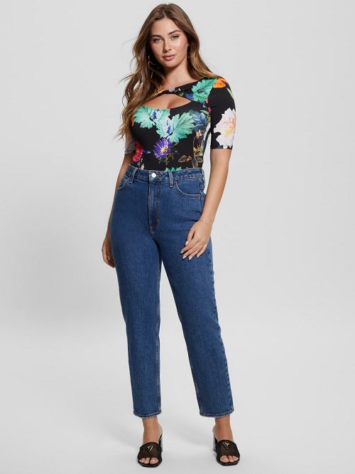 Guess Eco Clara Twisted Yoke Top Multi | GUESS-SN27505
