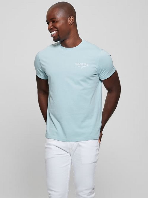 Guess Eco Classic Tee Blauw | GUESS-SN30614