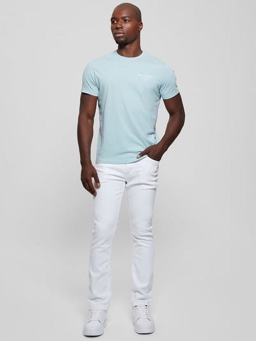 Guess Eco Classic Tee Blauw | GUESS-SN30614