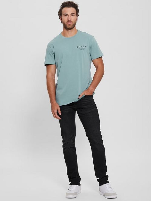 Guess Eco Classic Tee Blauw | GUESS-SN30640