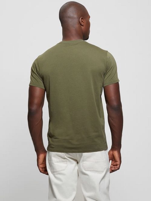 Guess Eco Classic Tee Groen | GUESS-SN30572