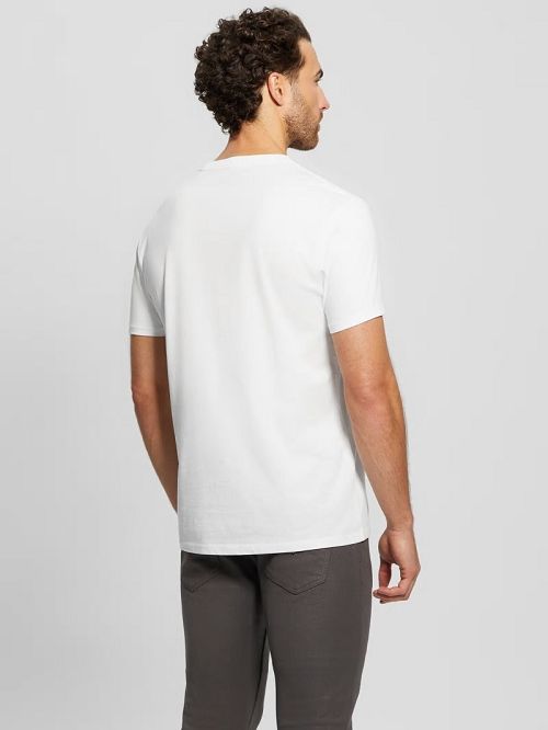 Guess Eco Classic Tee Wit | GUESS-SN30485