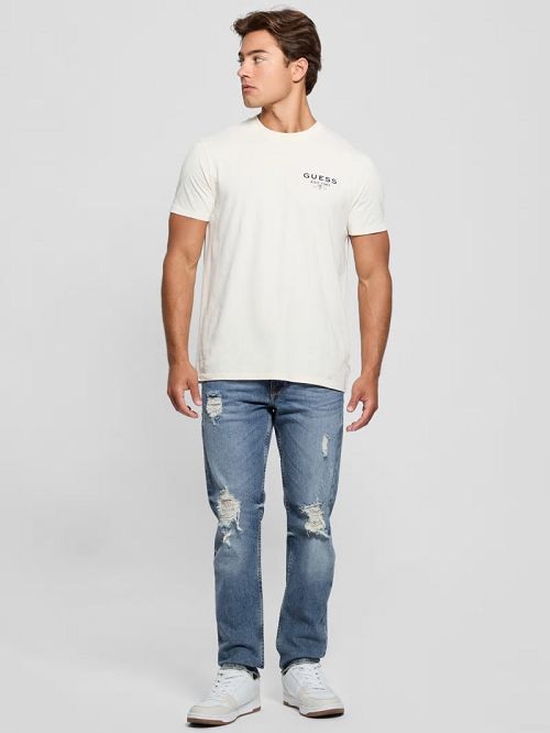 Guess Eco Classic Tee Wit | GUESS-SN30619