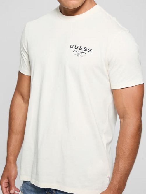 Guess Eco Classic Tee Wit | GUESS-SN30619