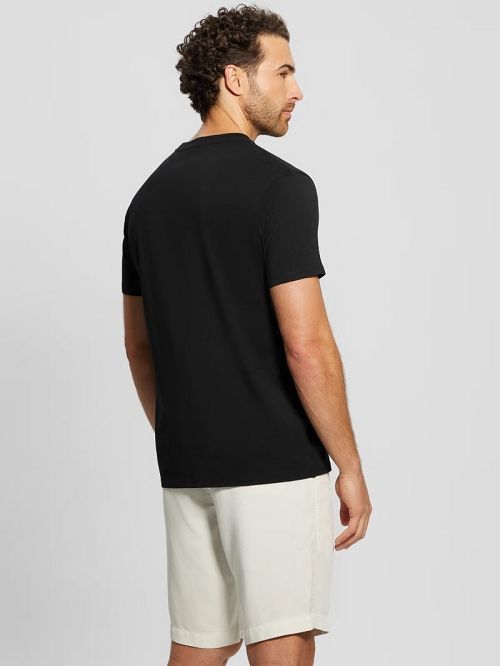 Guess Eco Classic Tee Zwart | GUESS-SN30708