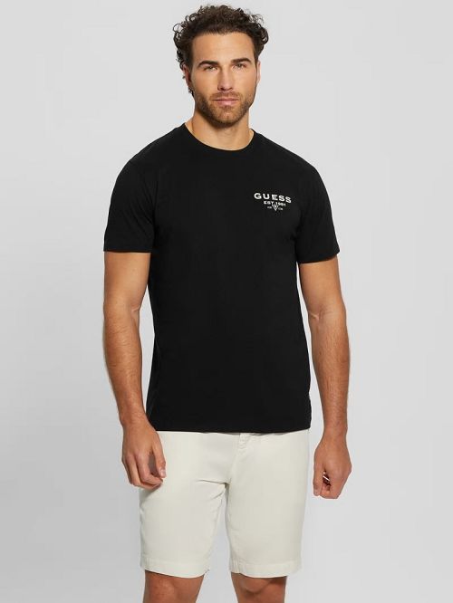 Guess Eco Classic Tee Zwart | GUESS-SN30708