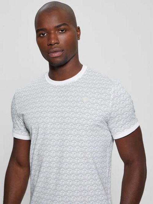 Guess Eco Colin Logo Tee Wit | GUESS-SN30682