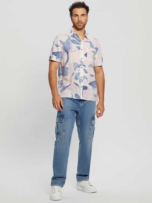 Guess Eco Collin Printed Shirt Multi | GUESS-SN31127