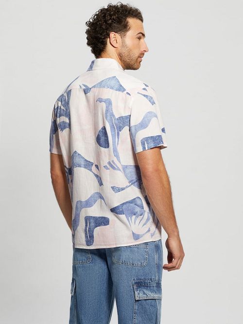 Guess Eco Collin Printed Shirt Multi | GUESS-SN31127
