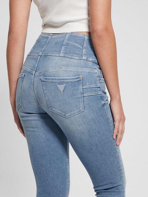 Guess Eco Corset Shape Up Jeans Blauw | GUESS-SN26640