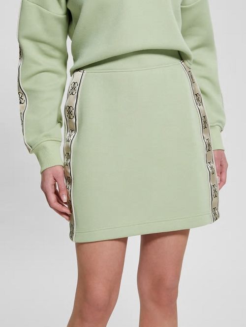 Guess Eco Cymone Quattro G Skirt Groen | GUESS-SN28430