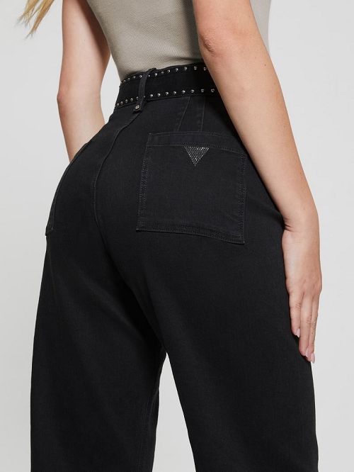 Guess Eco Dakota Seamless Jeans Zwart | GUESS-SN26540
