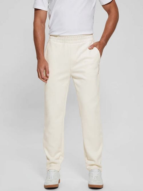 Guess Eco Daril Straight Pants Wit | GUESS-SN31446