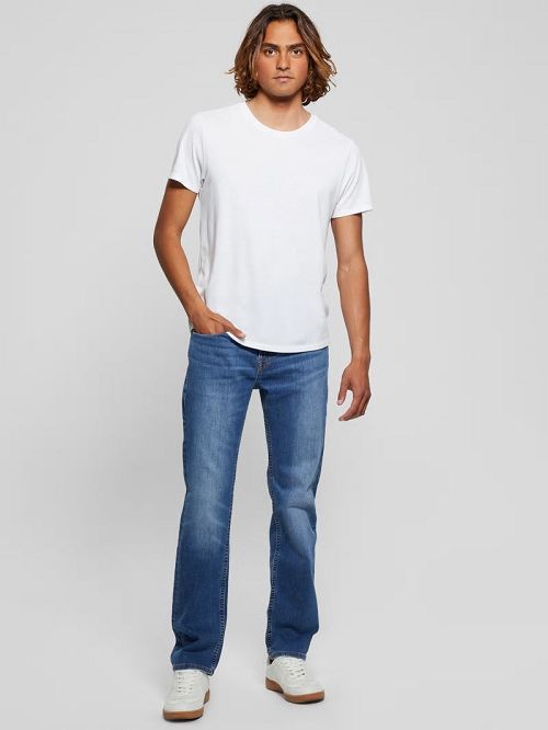 Guess Eco Davis Straight Jeans Blauw | GUESS-SN30415