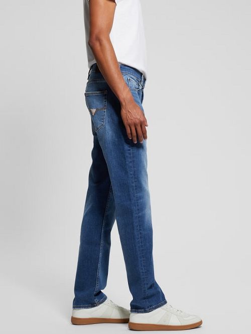 Guess Eco Davis Straight Jeans Blauw | GUESS-SN30415