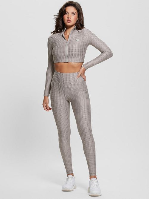 Guess Eco Delma Active Zip Jacket Wit | GUESS-SN28342