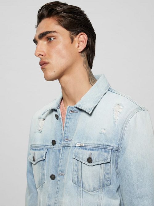 Guess Eco Dillon Jacket Blauw | GUESS-SN30834