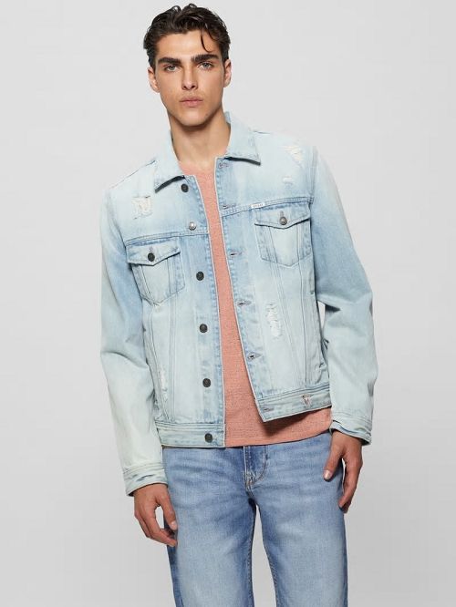 Guess Eco Dillon Jacket Blauw | GUESS-SN30834