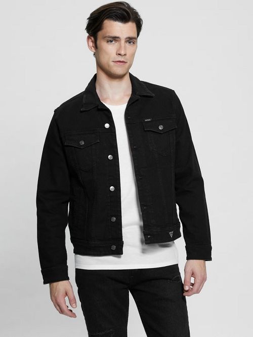 Guess Eco Dillon Jacket Zwart | GUESS-SN30430