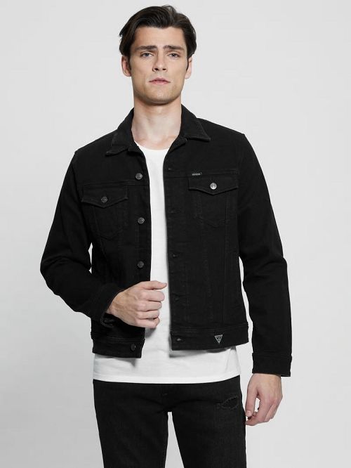 Guess Eco Dillon Jacket Zwart | GUESS-SN30850
