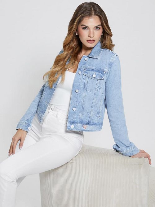 Guess Eco Doria Jean Jacket Blauw | GUESS-SN26702