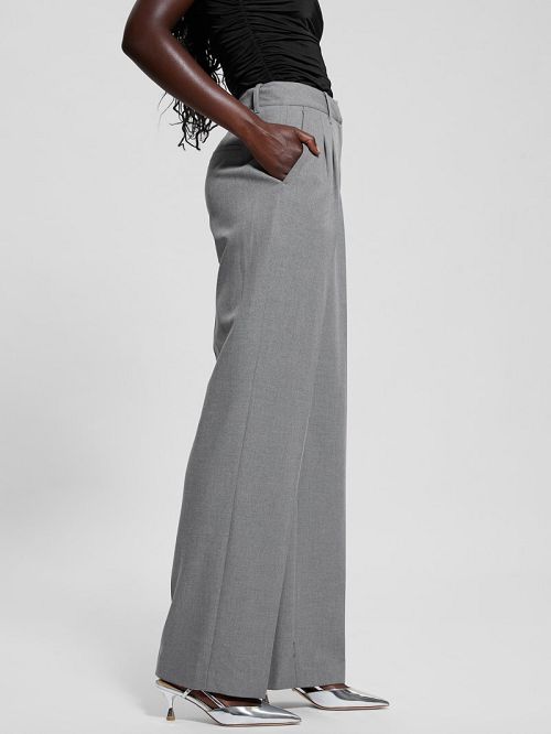 Guess Eco Doris Perfect Tailored Pants Grijs | GUESS-SN28233
